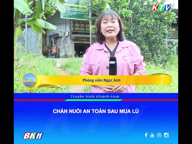 Cán bộ khuyến nông Khánh Hòa đồng hành cùng bà con, hướng dẫn vệ sinh, tiêu độc khử trùng và tăng đề kháng cho đàn vật nuôi