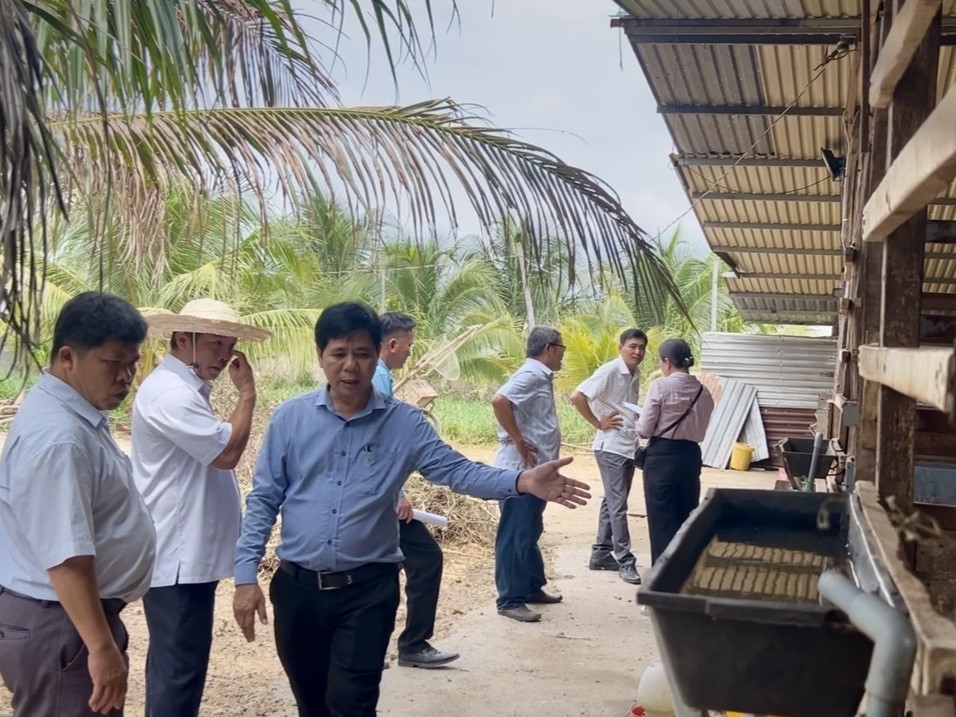 Triển khai khảo sát chọn điểm, chọn hộ dân thực hiện mô hình Chăn nuôi Dê sinh sản năm 2026 tại phường Đô Vinh